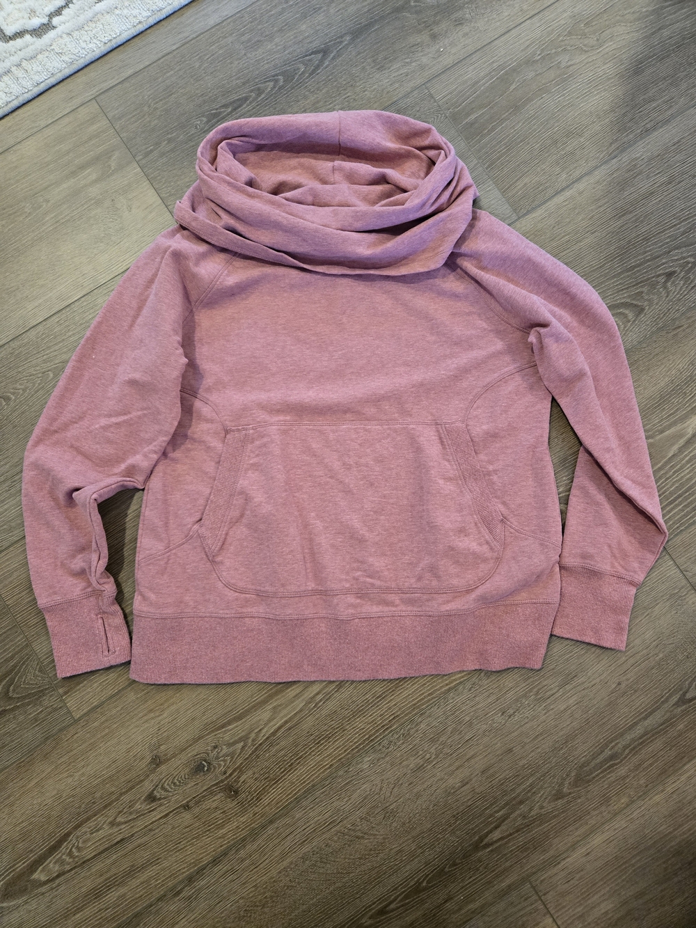 L.L. Bean Dusty Rose Cowl-Neck Sweatshirt